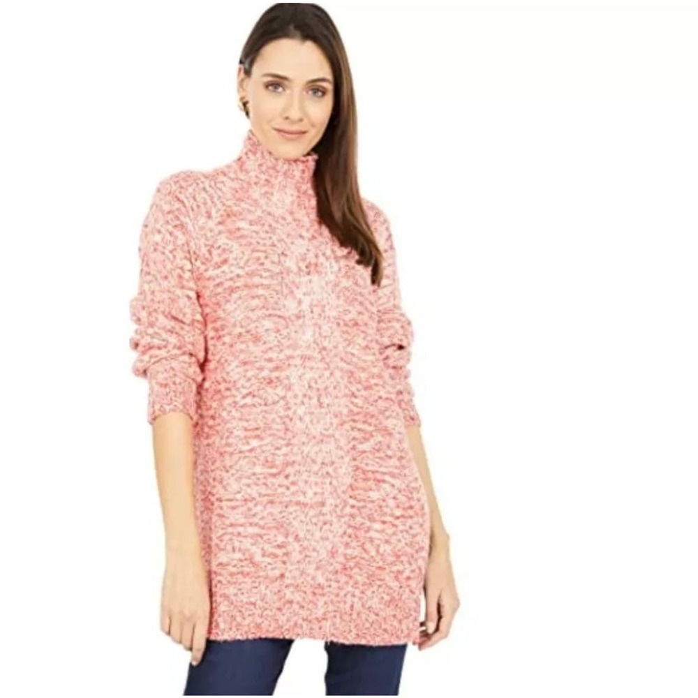 LUCKY BRAND | NWT Turtleneck Cable Tunic Sweater | M - Picture 2 of 6